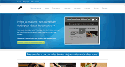 Desktop Screenshot of prepa-journalisme.com